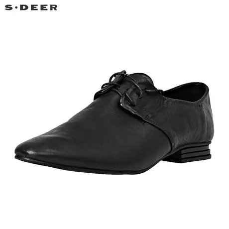 sdeer圣迪奥时尚系带尖头皮鞋S20183961图片
