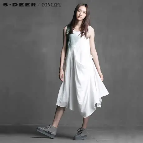 【活动】sdeer圣迪奥层次文艺连衣裙 S15281224图片