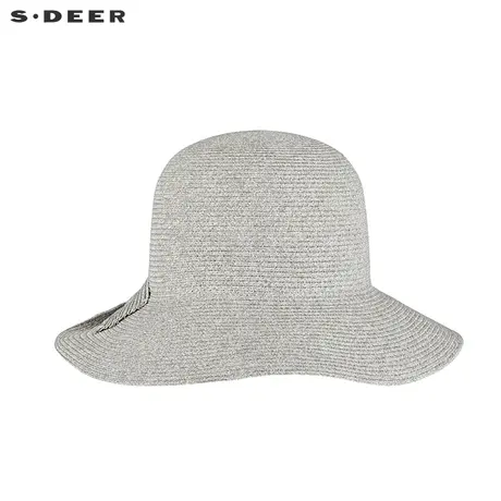 sdeer圣迪奥女装夏季休闲不规则拼接渔夫帽S21283604图片