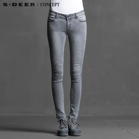 S·DEER＼CONCEPT【新品】圣迪奥女装简约修身小脚长裤S15280876图片