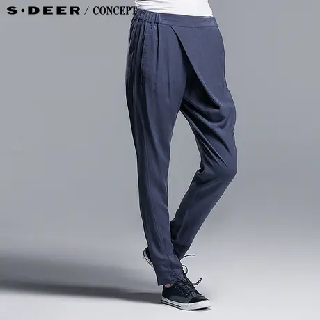 【上新】sdeer圣迪奥 专柜正品女装夏时装显瘦韩版长裤3280861商品大图