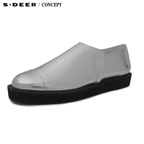 【新品】sdeer圣迪奥专柜正品休闲敞口一脚蹬女鞋S16283997图片