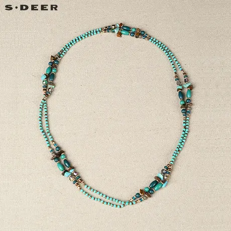 【新品】sdeer圣迪奥女士新款百搭锁骨链项链围脖链颈链S15284341图片