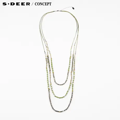 【新品】sdeer圣迪奥专柜正品女装夏装极简层次装饰项链S16184375图片