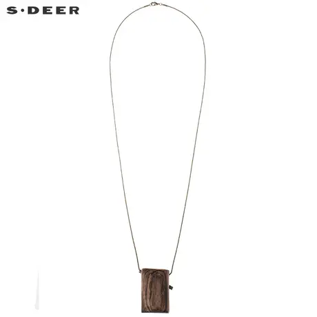 【新品】sdeer圣迪奥古朴木质吊坠装饰项链S16484361商品大图