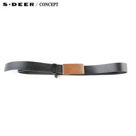 【新品】sdeer圣迪奥专柜正品女时尚断裂设计感腰带S15284436图片