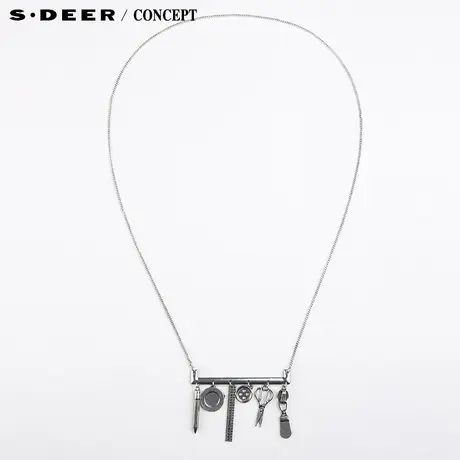 【新品】sdeer圣迪奥专柜正品趣味设计感吊坠项链S16184345商品大图