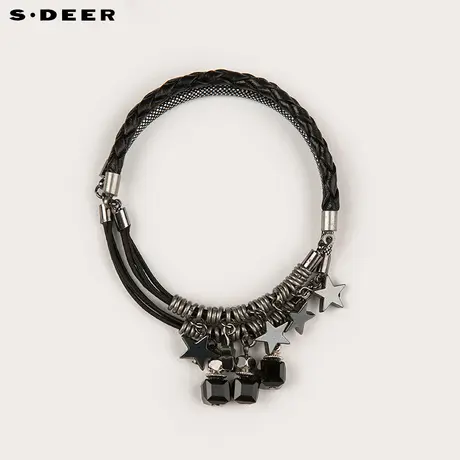 sdeer【新品】圣迪奥女装现代感几何装饰手链S16284309图片