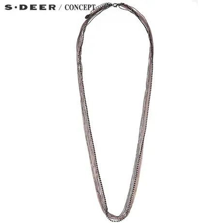 sdeer圣迪奥多层多材质装饰项链S17184374图片